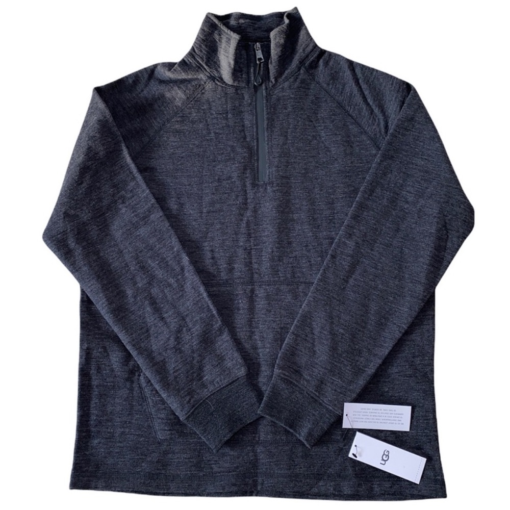 🦖UGG MEN’S MERINO WOOL FLEECE POP-OVER SIZE- M